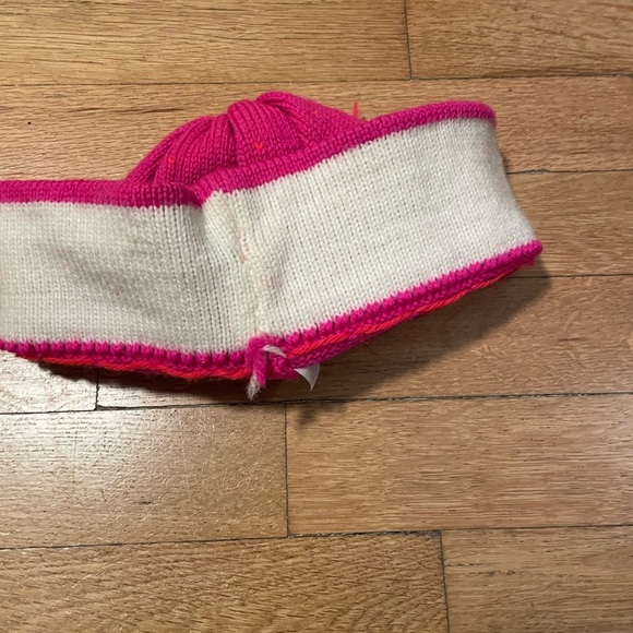 Vintage Tecnica Wool Pink and Orange Hat O/S - Picture 3 of 8